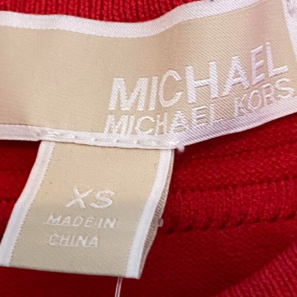 Michael Kors True Red SP 19 Fashion Basics Sleeveless Dress - Picture 3 of 10